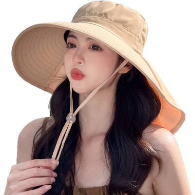 HUAMULAN UPF 50+ Sun Hat with Neck Flap for Hiking and Fishing
