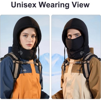HUAMULAN 3-in-1 Winter Balaclava for Extreme Cold HUAMULAN Unisex 3-in-1 Winter Balaclava Ski Snow Hat Face Shield