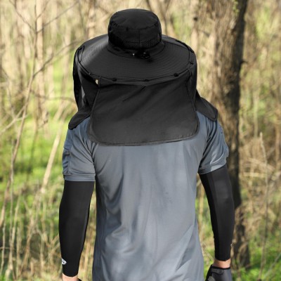 HUAMULAN UPF 50+ Sun Hat for Hiking, Fishing, and Safari HUAMULAN UPF 50+ Sun Hat with Large Brim and Neck Flap for Hiking Fishing