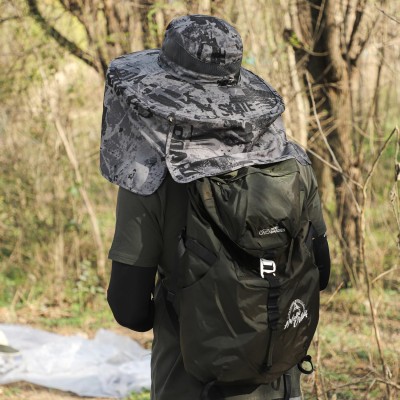 HUAMULAN UPF 50+ Sun Hat for Hiking and Fishing HUAMULAN UPF 50+ Sun Hat with Neck Flap for Hiking Fishing