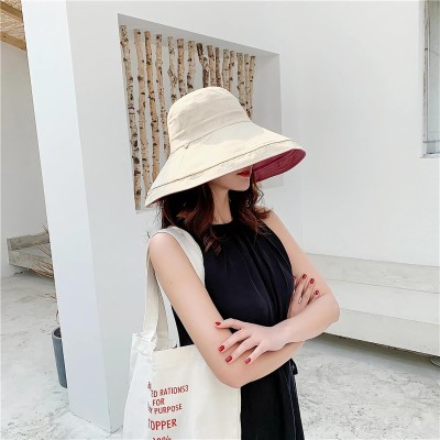Women's Wide Brim Sun Hat for Beach & Hiking Women's wide brim sun hat with metal wired edge for UV protection