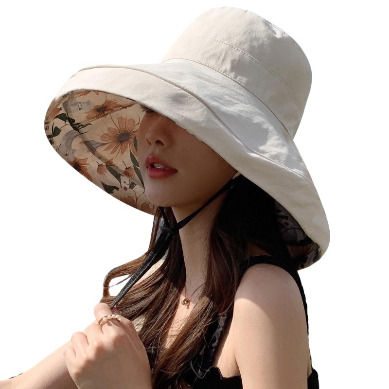 HUAMULAN Women's Reversible UV Protection Summer Sun Hat