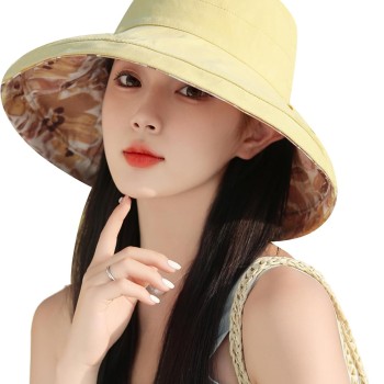 Women’s Wide Brim Sun Hat UV Protection Reversible Packable Summer Beach Fishing Hiking Hat Women’s Wide Brim Sun Hat UV Protection Reversible Packable Summer Beach Fishing Hiking Hat