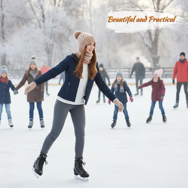 Women’s Fleece Lined 3-in-1 Cold Weather Ski Balaclava Hat Khaki One Size Women's Fleece Lined 3-in-1 Ski Balaclava Hat Khaki One Size