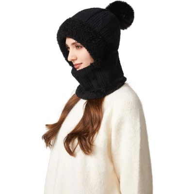 HUAMULAN Women’s Winter 3-in-1 Fleece Balaclava for Skiing HUAMULAN Women’s 3-in-1 Fleece Balaclava: Ski Snow Beanie Mask Scarf