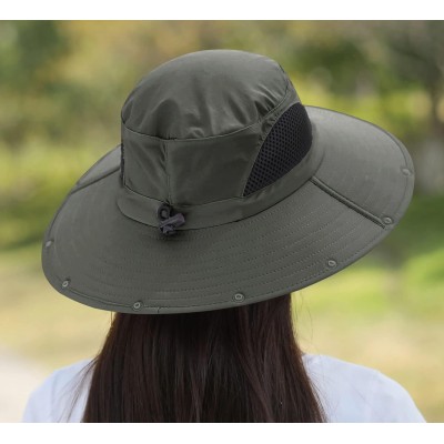 HUAMULAN UPF 50+ sun hat with neck flap for hiking fishing safari