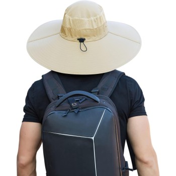 UV Protection Wide Brim Sun Hat – Adjustable, Breathable & Water-Resistant for Men & Women
