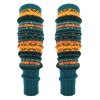 HUAMULAN Women Bohemian Knit Over Knee Leg Warmers Winter Thick Warm Christmas Boot Cuffs 1 Pair One Size Fit Most