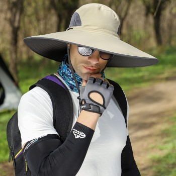 6 inch Super Wide Brim Sun Hat – UPF 50+ Unisex Bucket Hat for Fishing, Hiking & Outdoor Adventures