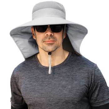 UPF 50+ Sun Hat with Neck Flap – Lightweight, Quick-Dry & Packable for Women & Men