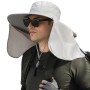Unisex Large Brim Sun Hat with Neck Flap UPF 50+ Quick Dry Lightweight