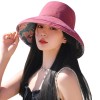 Women’s Wide Brim Sun Hat: Reversible Packable UV Protection for Summer Beach Hiking Fishing Garden Travel