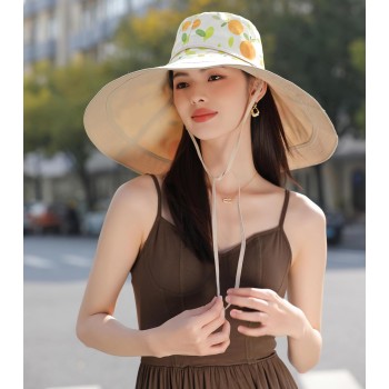 Wide Brim Sun Hat for Women – UPF 50+ Packable, Foldable & Reversible Bucket Hat for Beach, Hiking & Travel