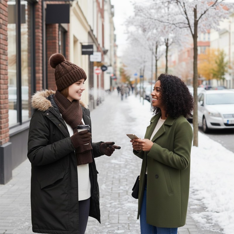 Women's Winter Beanie Scarf Gloves Set for Cold Weather Women's Winter Beanie Scarf Gloves Set with Touchscreen Fleece Lining