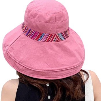 Women's Wide Brim Sun Hat with Wired Edge & Chin Strap – UPF 50+ UV Protection for Beach, Hiking & Garden Women's Wide Brim Sun Hat with Wired Edge & Chin Strap – UPF 50+ UV Protection for Beach, Hiking & Garden