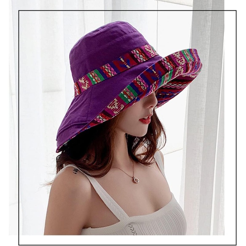 Women's Wide Brim Bohemian Sun Hat - UV Protection & Chin Strap Women's wide brim bohemian sun hat with UV protection and chin strap on a sunny beach