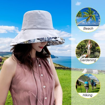 Reversible Wide Brim Sun Hat - UPF 50+ Women's reversible wide brim sun hat with UPF 50+ and adjustable chin strap
