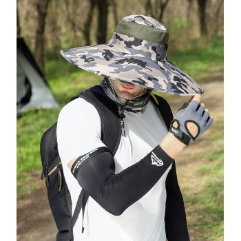 6-Inch Wide Brim Sun Hat – Unisex Bucket Hat for Hiking, Fishing, & Outdoor Adventures