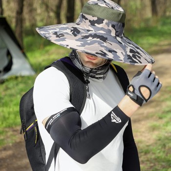 6-Inch Wide Brim Sun Hat – Unisex Bucket Hat for Hiking, Fishing, & Outdoor Adventures