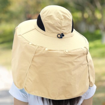 UPF 50+ Sun Hat with Neck Flap – Lightweight, Quick-Dry & Adjustable for Hiking, Fishing & Outdoor Adventures
