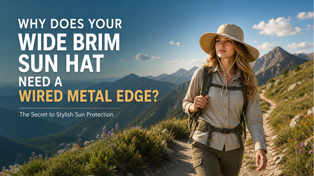 Why Does Your Wide Brim Sun Hat Need a Wired Metal Edge? The Secret to Stylish Sun Protection