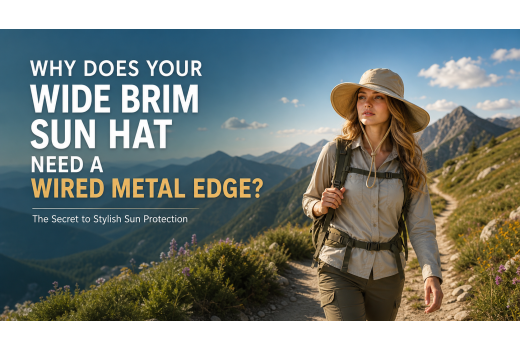 Why Does Your Wide Brim Sun Hat Need a Wired Metal Edge? The Secret to Stylish Sun Protection