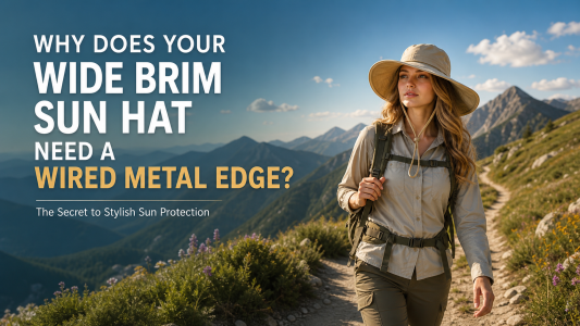 Why Does Your Wide Brim Sun Hat Need a Wired Metal Edge? The Secret to Stylish Sun Protection
