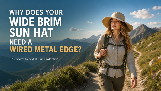 Why Does Your Wide Brim Sun Hat Need a Wired Metal Edge? The Secret to Stylish Sun Protection